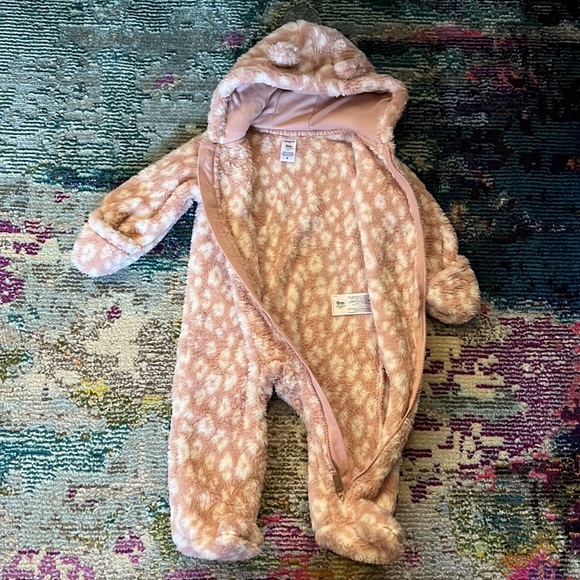 Carters Plush Bunting Jumpsuit - Picture 3 of 5